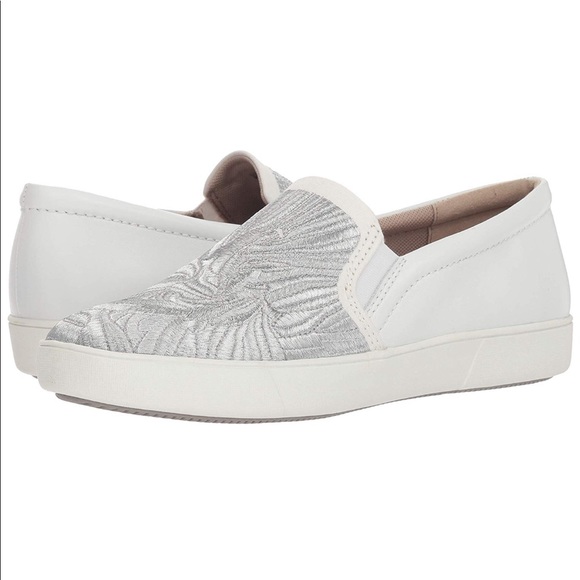 Naturalizer Shoes - 🔥NATURALIZER🔥Marianne Fashion Slip-On Sneakers White/Silver 9M NEW In Box
